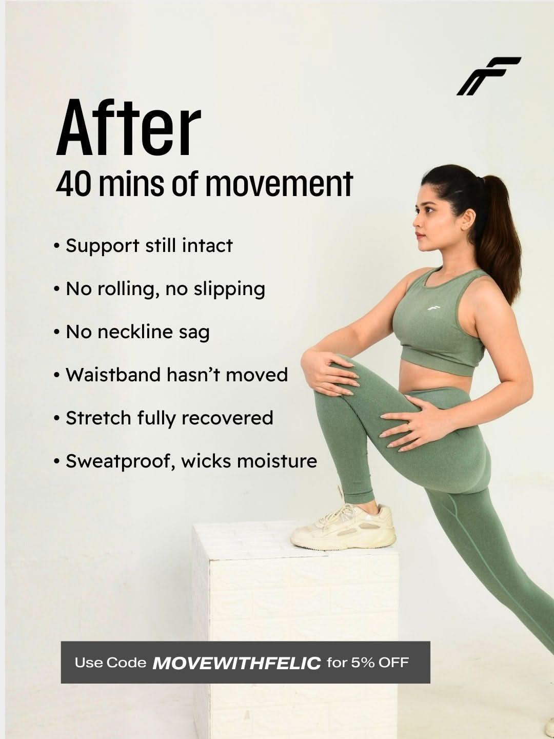 Mint Green High Waisted Seamless Leggings | Anti Camel Toe, Squat proof, Stretchy Supported Fit
