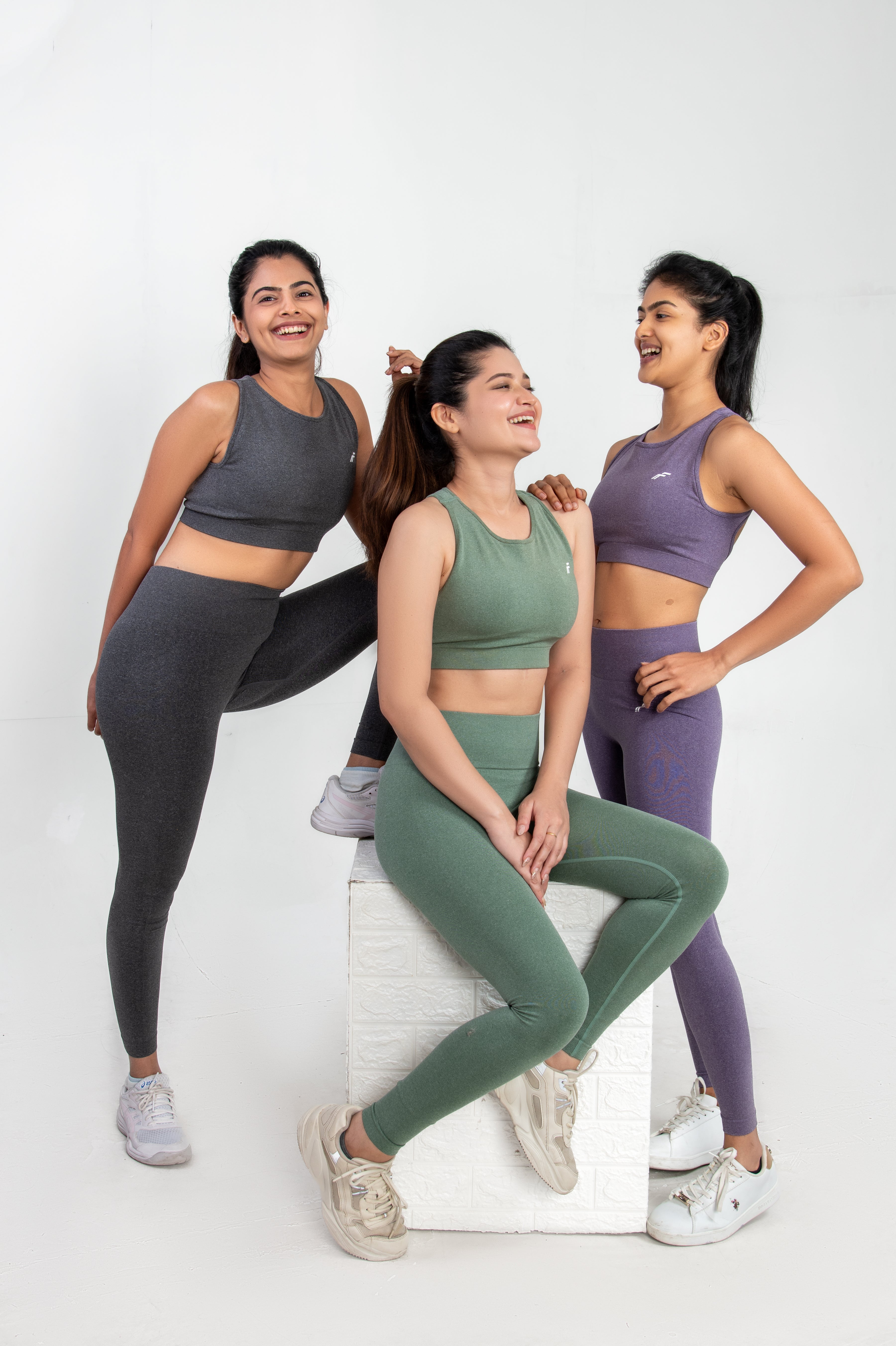 Muted Lavender High Waisted Seamless Leggings | Anti Camel Toe, Squat proof, Stretchy Supported Fit
