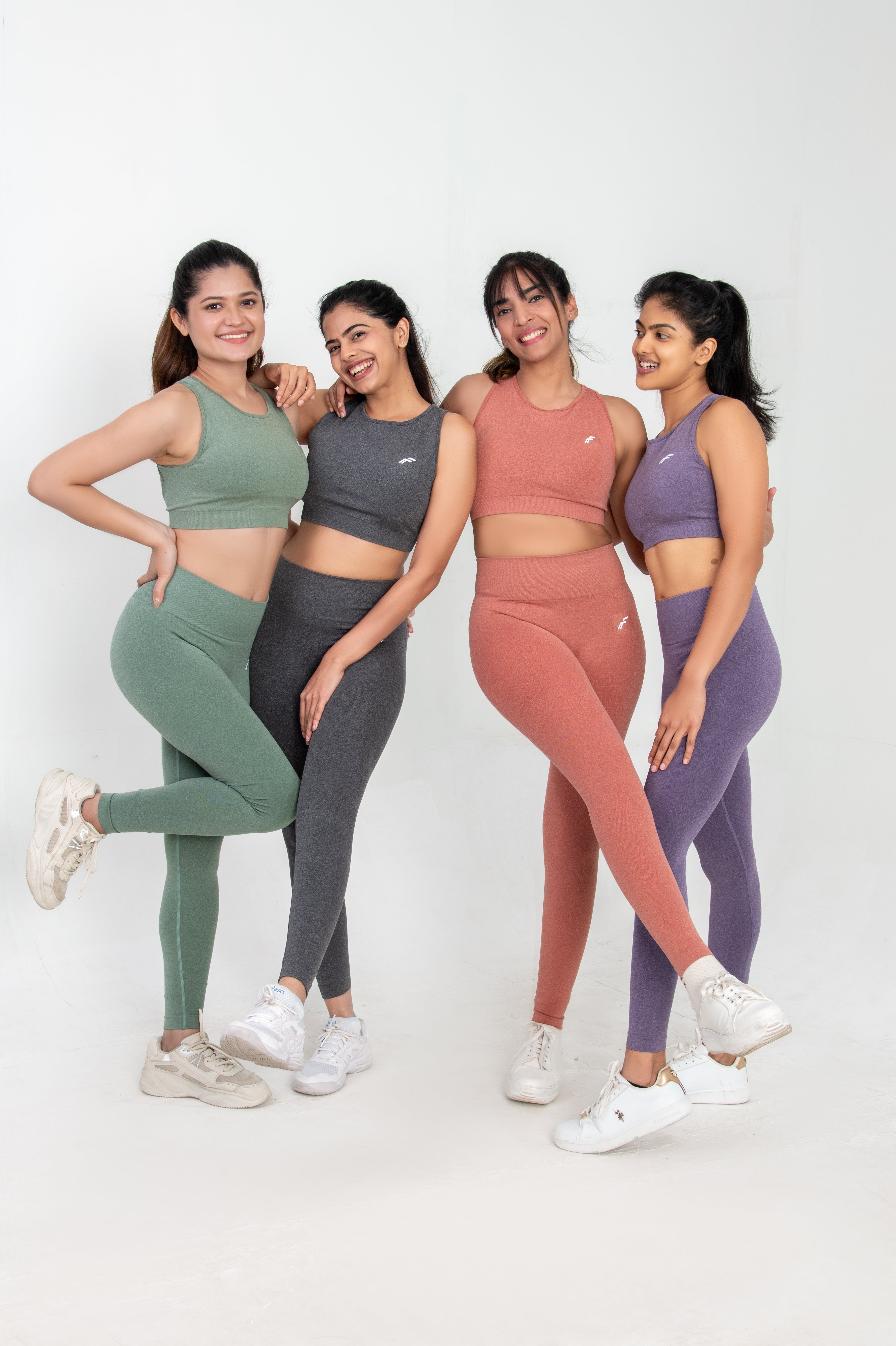 Muted Lavender High Waisted Seamless Leggings | Anti Camel Toe, Squat proof, Stretchy Supported Fit