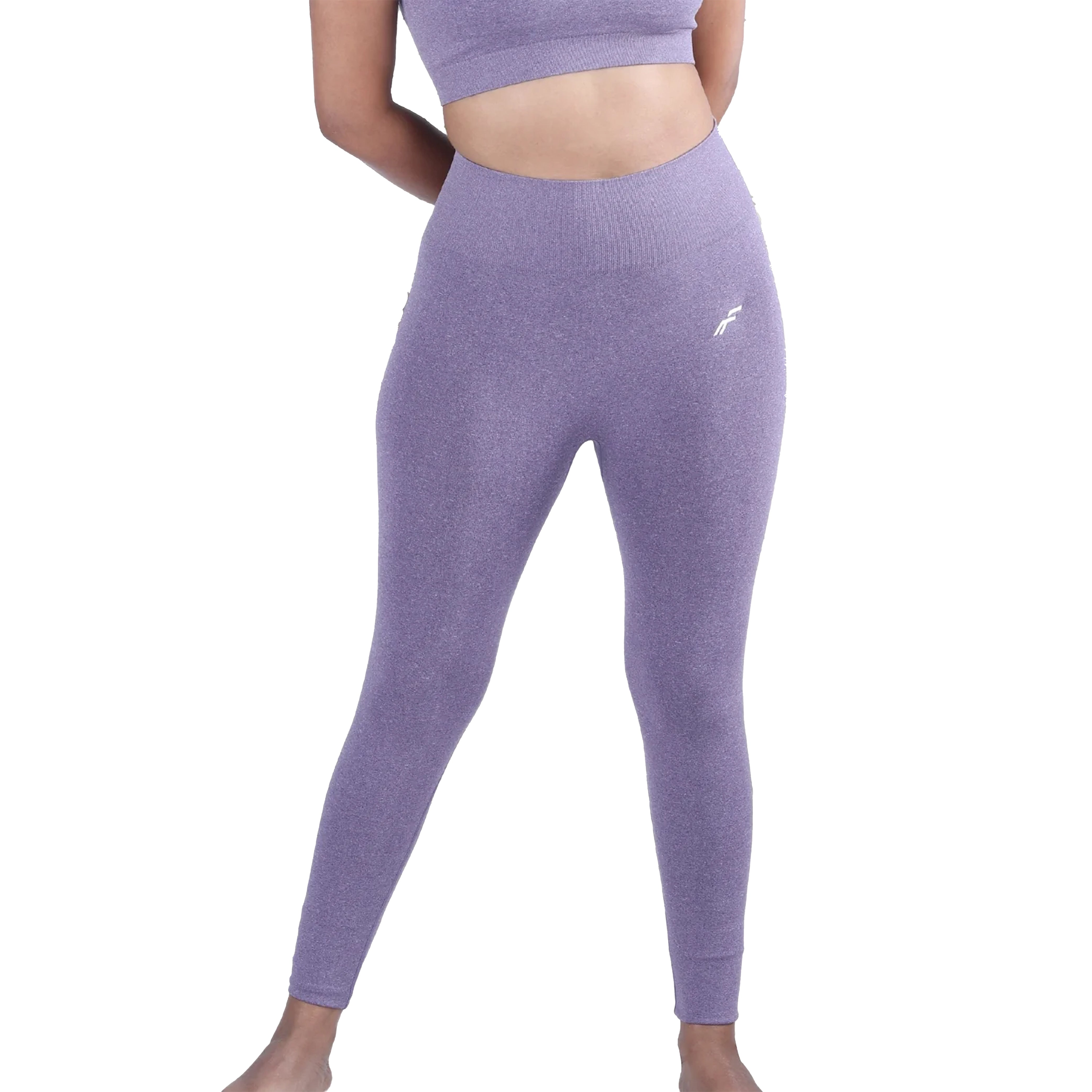 Muted Lavender High Waisted Seamless Leggings | Anti Camel Toe, Squat proof, Stretchy Supported Fit