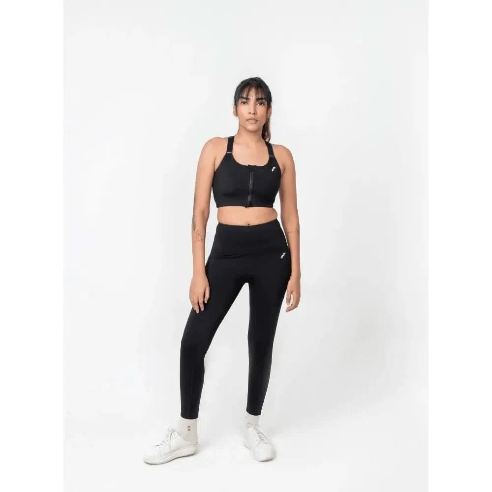 Midnight Black High Waisted Versatile Leggings with Pockets | Ultra - Soft, Squat - Proof & Anti - Camel Toe Design - felic