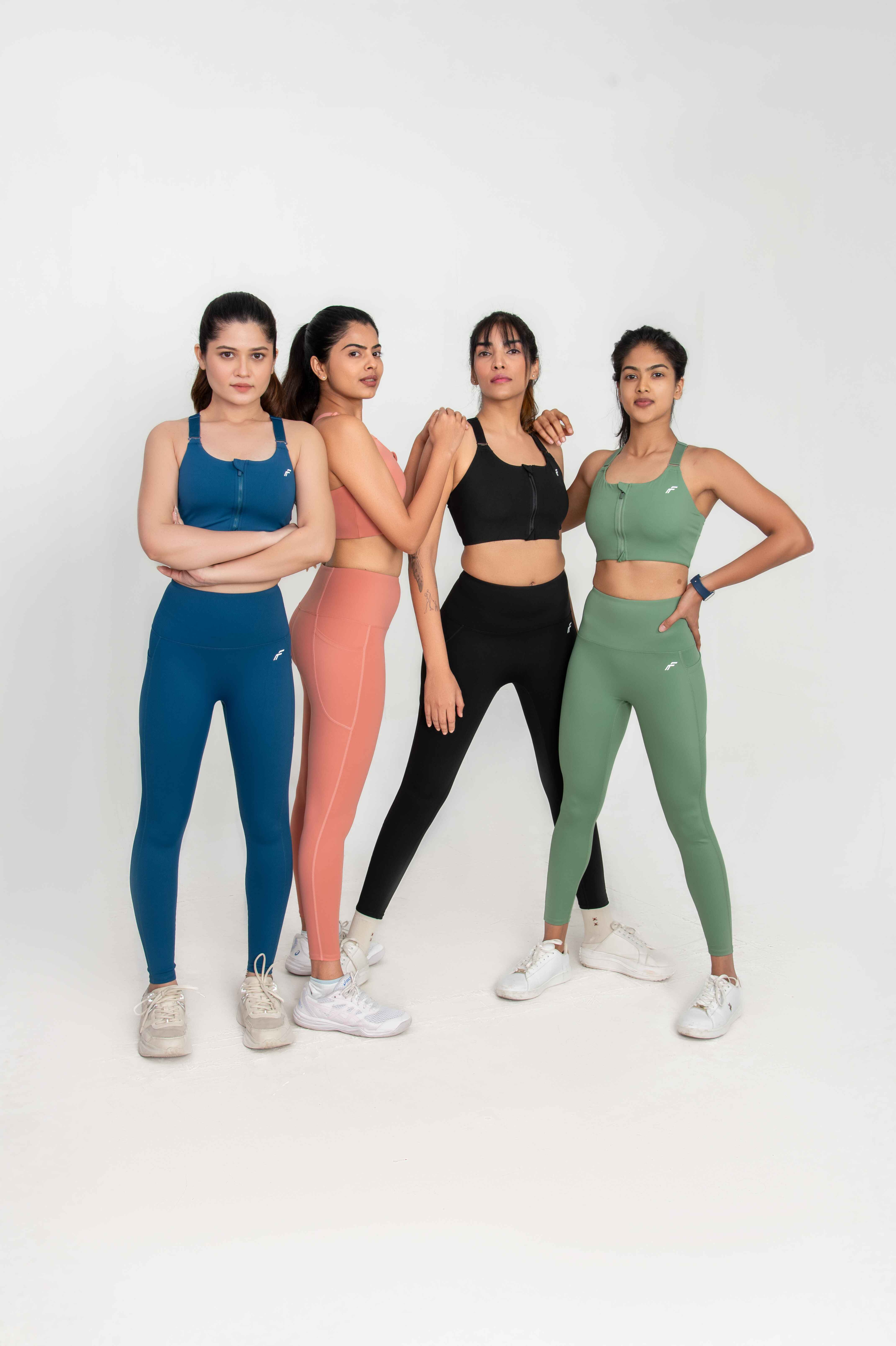 Mint Green High Waisted Versatile Leggings with Pockets | Ultra-Soft, Squat-Proof & Anti-Camel Toe Design
