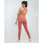 Dusty Pink High Waisted Seamless Leggings | Anti Camel Toe, Squat proof, Stretchy Supported Fit